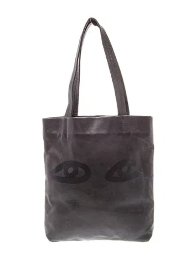 Pre-owned Clare V Leather Shoulder Bag In Black