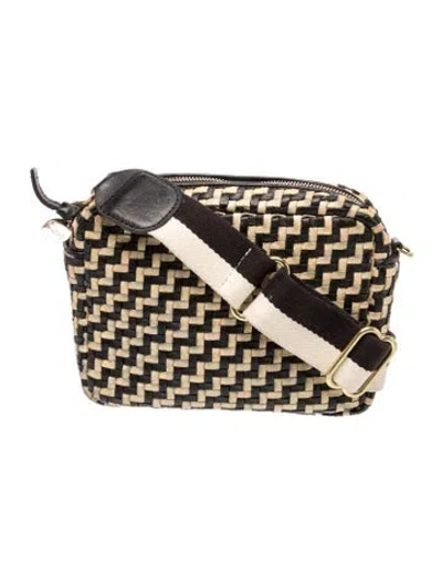Pre-owned Clare V Leather Shoulder Bag In Black