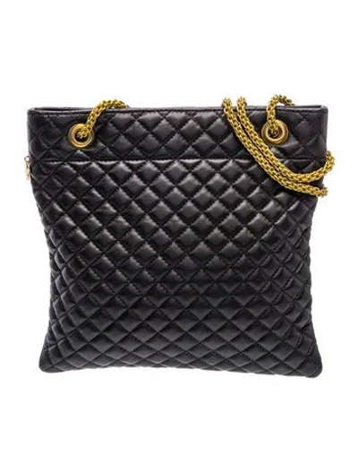 Pre-owned Clare V Leather Shoulder Bag In Black