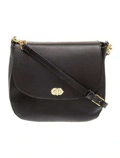 Pre-owned Clare V Leather Shoulder Bag In Black