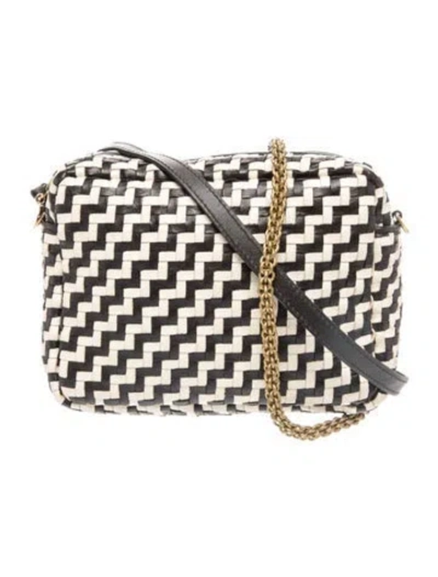 Pre-owned Clare V Leather Shoulder Bag In Black/neutrals