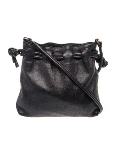 Pre-owned Clare V Leather Shoulder Bag In Blue