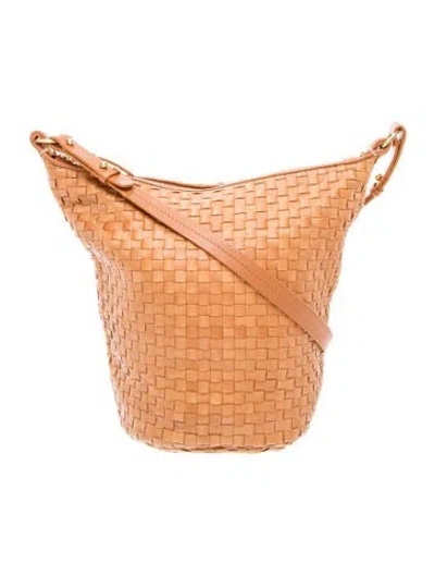 Pre-owned Clare V Leather Shoulder Bag In Brown