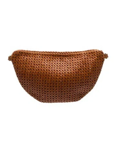 Pre-owned Clare V Leather Shoulder Bag In Brown