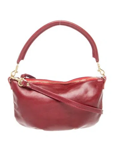 Pre-owned Clare V Leather Shoulder Bag In Pink