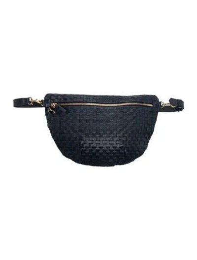 Pre-owned Clare V Leather Shoulder Bag W/ Tags In Blue