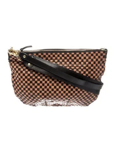 Pre-owned Clare V Leather Shoulder Bag W/ Tags In Brown