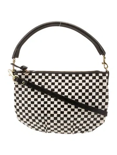 Pre-owned Clare V Leather Shoulder Bag W/ Tags In Multi