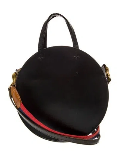 Pre-owned Clare V Leather Top Handle Bag In Black