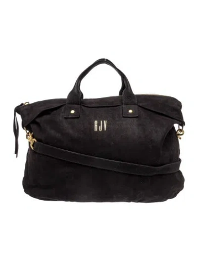 Pre-owned Clare V Leather Top Handle Bag In Black