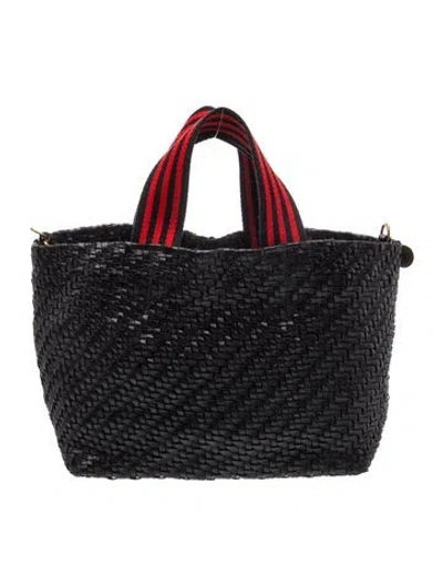 Pre-owned Clare V Leather Top Handle Bag In Black