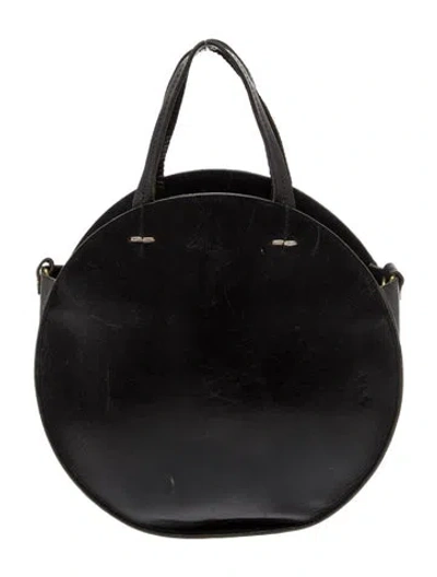 Pre-owned Clare V Leather Top Handle Bag In Blue