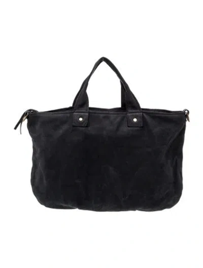 Pre-owned Clare V Leather Top Handle Bag In Blue