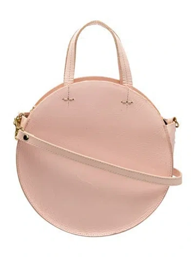 Pre-owned Clare V Leather Top Handle Bag In Brown