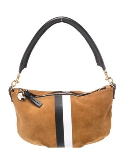 Pre-owned Clare V Leather Top Handle Bag In Brown