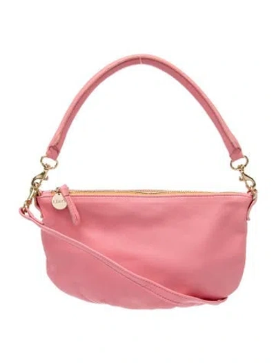 Pre-owned Clare V Leather Top Handle Bag In Pink