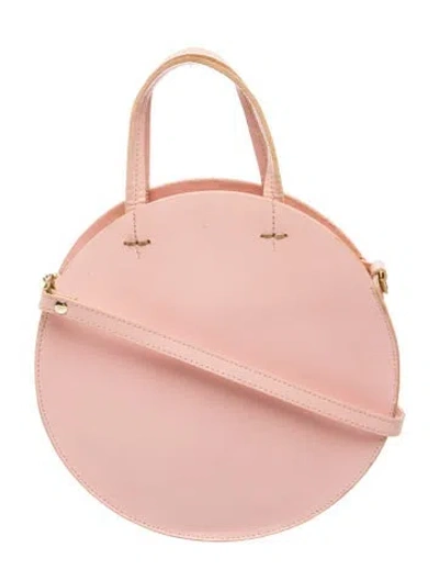 Pre-owned Clare V Leather Top Handle Bag In Pink