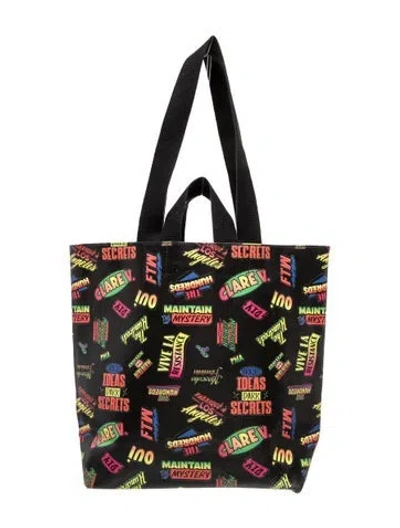 Pre-owned Clare V Leather Tote In Black