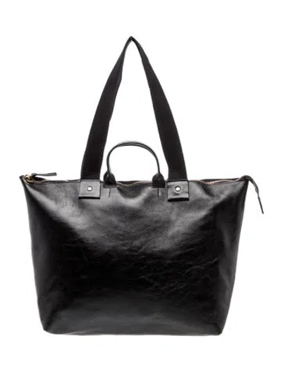 Pre-owned Clare V Leather Tote In Black