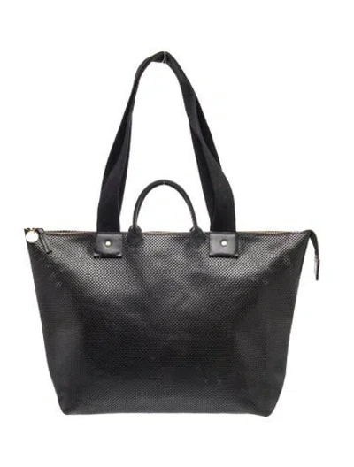 Pre-owned Clare V Leather Tote In Black