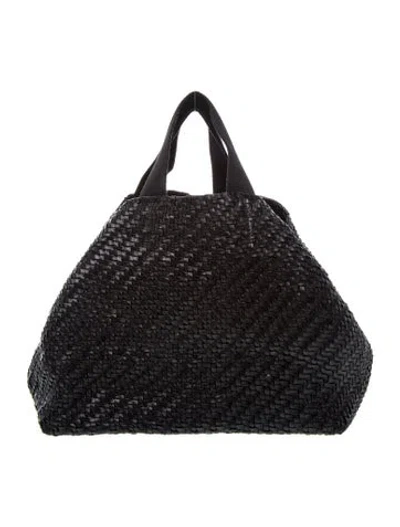 Pre-owned Clare V Leather Tote In Black