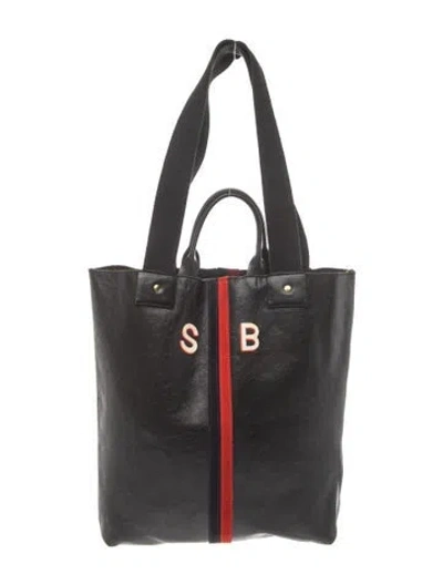 Pre-owned Clare V Leather Tote In Black