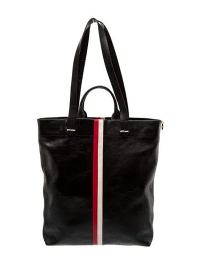 Pre-owned Clare V Leather Tote W/ Tags In Black