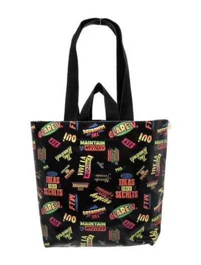 Pre-owned Clare V Leather Tote In Yellow