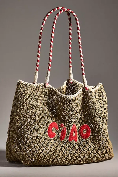 Clare V L'été Tote In Beige