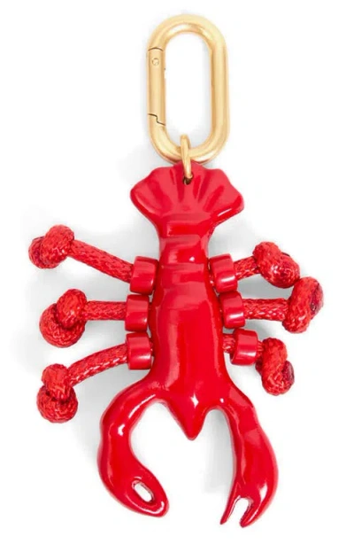Clare V . Lobster Bag Charm In Gray