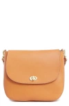 CLARE V LOUIS LEATHER CROSSBODY BAG