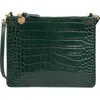 Clare V . Margot Croc Embossed Crossbody Bag