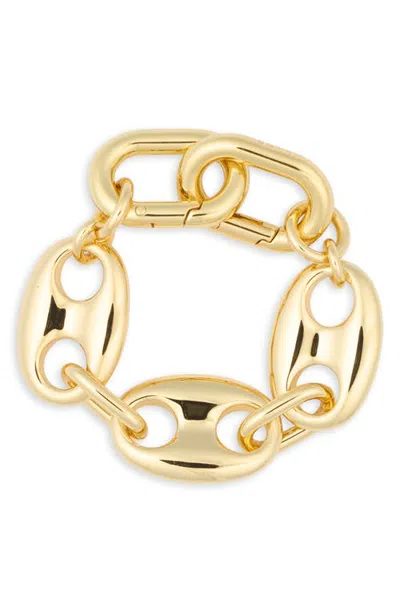 Clare V . Mariner Chain Top Handle In Gold