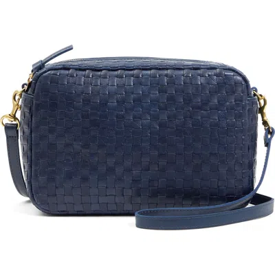 Clare V . Marisol Woven Leather Crossbody Bag