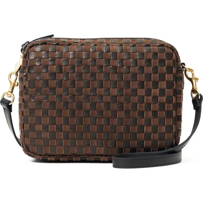 Clare V . Midi Sac Woven Crossbody Bag In Multi