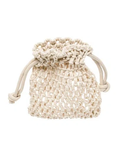 Pre-owned Clare V Minaudière In Neutral