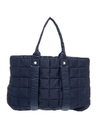 Pre-owned Clare V Nylon Weekender Bag In Blue