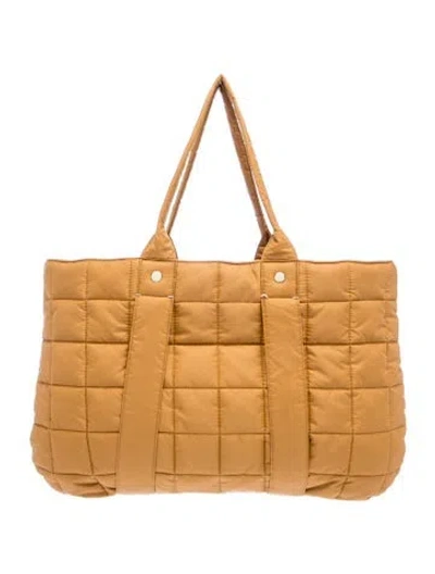 Pre-owned Clare V Nylon Weekender Bag In Neutral
