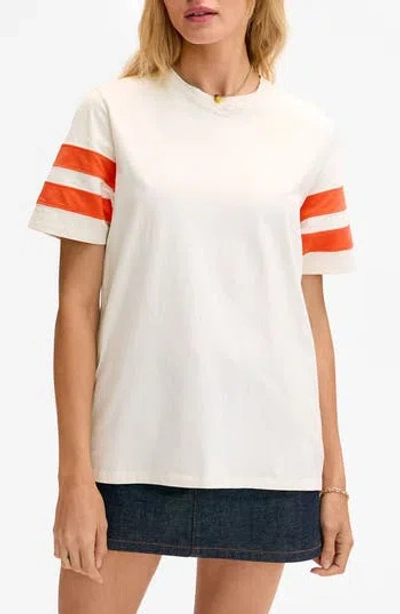 Clare V . Original Varsity T-shirt In White