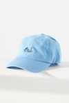 Clare V . Oui Embroidered Cotton Twill Baseball Cap In Blue