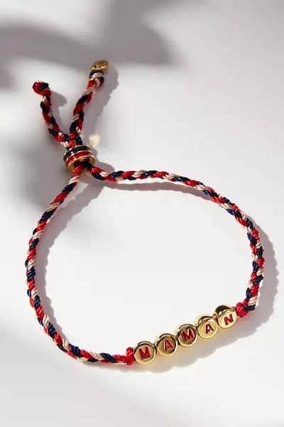 Clare V Oui Beaded Bracelet In Red