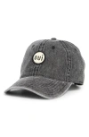 Clare V . Oui Patch Denim Baseball Cap