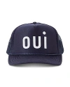 Clare V Oui Trucker Hat In Navy