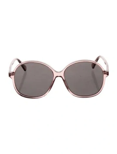 Pre-owned Clare V Oversize Tinted Sunglasses In Pink