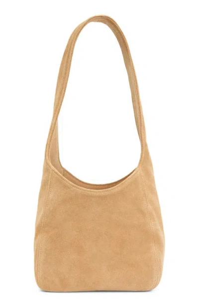 Clare V . Petit Bando Suede Hobo Bag In Brown
