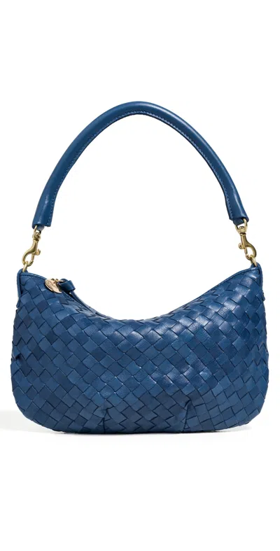 Clare V Petit Moyen Messenger Bag French Blue