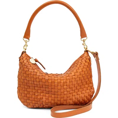 CLARE V CLARE V. PETIT MOYEN WOVEN MESSENGER BAG