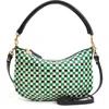 Clare V . Petit Moyen Woven Messenger Bag
