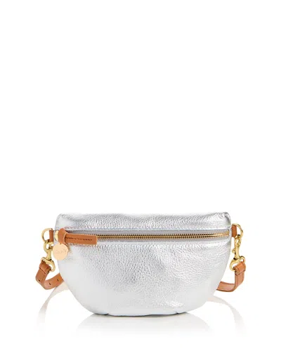 Clare V Petite Fanny Leather Belt Bag In Brown