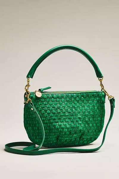 Clare V Petite Moyen Messenger Bag In Green